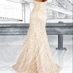 Tiffany dress 16043 strapless dress